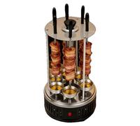 Gril électrique rotatif, puissance 1 000 W, tension 220-240 V, température maximale 400-500 °C, dimensions 20 × 37,5 cm, modèle à poser