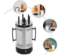 gril électrique vertical 1000W, Gril rotisserie vertical, Gril électrique rotatif pour application cuisine