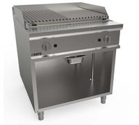 Gril en pierre de lave Saro, support 800 mm, modèle LQ / BS2BA