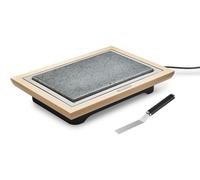 Gril LAGRANGE Pierre Deluxe, gris, bois, sur pied, pierre, 375 x 235 mm, 1100 W, 480 mm