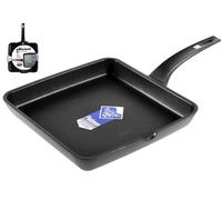 Gril Lisse Efficace En Aluminium Coulé Noir 30x9x52 Cm Pinti Inox