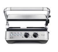 Sage Grille-viande SGR700BSS4EEU1 – BBQ & Press Grill inox brossé, 2 zones, plaques 33x25 cm