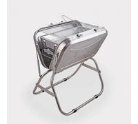 Gril portable à valise pliante Barbecue au charbon de bois Beech
