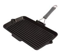 Staub Grille rectangulaire 1202223 - Aluminium antiadhésif 34 cm Noir