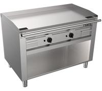 Gril Teppanyaki à gaz Saro avec base ouverte, modèle Teb2/120 G