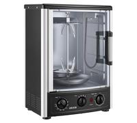 Gril vertical électrique pour döner kebab - 1500 W de puissance - Capacité de 22 litres - Acier inoxydable - Idéal pour le shawarma et le kebab