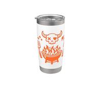 Grill à barbecue Funny Buffalo Skull Master Cookout Gobelet isotherme en acier inoxydable double paroi