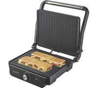 Grill à panini, 2000 W, antiadhésif, ouverture à 180°, 30 x 24 cm