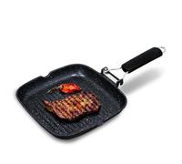 Grill Briebe Gp1158 Induction 24x24cm Aluminium Titane Manche Pliable
