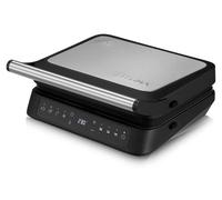 Grill de contact 2000 W, 4 programmes, plaques antiadhésives, en acier inoxydable