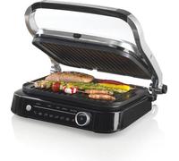 Grill de contact avec plaques interchangeables - Grille-pain - Grill à panini - Grill - Grill de contact - Plaques interchangeables - Appareil de grill facile à nettoyer - Appareil de grill avec diffé