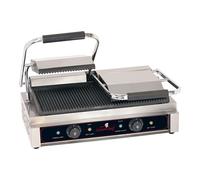 Grill de contact - Duetto Compact Rainuré - 570x400x(h)210mm - 3600W