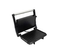 Grill de Contact Electrique 1000W avec Plaques Antiadhésives Inox Noir