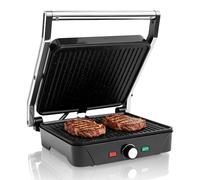 Grill de contact électrique, 2000 W, pliable à 180°, dimensions : 28 x 25 cm