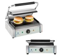 Grill de contact Expondo Royal Catering - surface supérieure rainurée - 2 200 W
