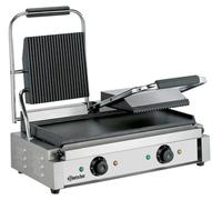 Grill double contact BARTSCHER Plaques de cuisson rainurées en haut, lisses en bas