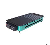 Grill électrique 110V 1500W sans fumée, équipé d’une grille, idéal pour grillades, viandes et brochettes domestiques