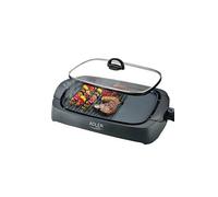 Grill électrique 3000W - Couvercle en verre - 2 zones de cuisson + Spatule