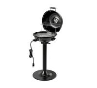 Grill électrique barbecue portable 52 x 44,5 x 82,5 cm 1600 W facile à nettoyer en métal noir Helloshop26 20_0019030