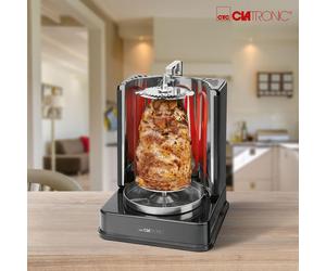Grill électrique Clatronic DVG 3686 noir 1400 W