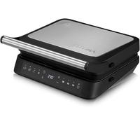 Grill électrique GRILL CHEF 3.0, avec 5 programmes, plaques de cuisson amovibles, compatible lave-vaisselle, température réglable, puissance 2000 W, système de chauffage des plaques indépendant