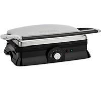 Grill électrique H.Koenig GR20, Surface Cuisson 29,7x23cm, Température Réglable, 2000W, Inox