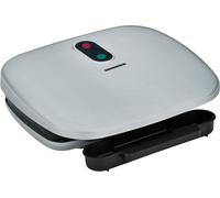 Grill électrique Heinner AriaGrill HEG-F1000SL, 1000 W ; plaques fixes moulées 27 x 23 cm, bac, Argent