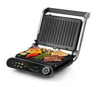 Grill électrique LEHMANN ROTTI, appareil à panini, à toasts, à steaks 2200 W + programmateur de temps et de température 90 - 230 ℃, pliable, Lehmann LHOEG-2229
