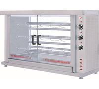 Grill électrique pour poulet avec 3 brochettes