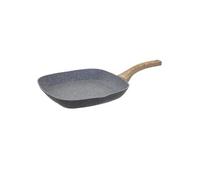 - Grill en Aluminium Nature 28cm Gris
