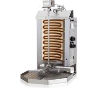 Grill Gyros, position du moteur électrique : dessus, 4 zones de chauffe