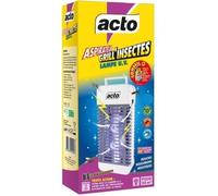 Acto grill insectes à aspirateur et lampe uv 50m2