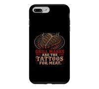 Grill Marks are The Tatouages for Meat Funny Steak Lovers Art Coque pour iPhone 7 Plus/8 Plus