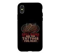 Grill Marks are The Tatouages for Meat Funny Steak Lovers Art Coque pour iPhone X/XS