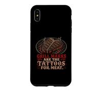 Grill Marks are The Tatouages for Meat Funny Steak Lovers Art Coque pour iPhone XS Max
