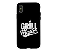 Grill Master - Inscription Humoristique pour Barbecue à Viande Coque pour iPhone X/XS