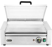 Grill mobile, 1 zone avec couvercle à économie d'énergie, HENDI, 7 roues, 230 V/620 W, 566 x 375 x (H) 259 mm