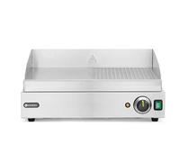 Grill moitié rainuré Profi Line 1/2 lisse 1/2 rainuré 230V/2400W 550x380x(H)240 mm