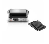 Grill multifonctions - BRAUN - Multi Grill 7 - 2000 W - 3 positions de chauffe - Noir / Acier