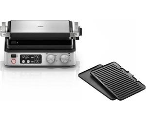 Grill multifonctions BRAUN Multi Grill 7, 2000 W, 3 positions de chauffe, Noir/Acier