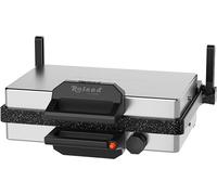 Grill multiposition, grill de contact électrique de 2000W, noir, plaques de cuisson de 340x220 mm, contrôle de la température en 5 niveaux, idéal pour les lahmacuns, la viande, les toasts et les légum