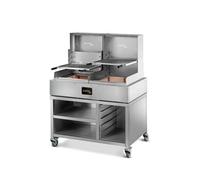 Grill Ouvert Lite Grille en Fil Rond 2 brûleurs