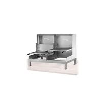 Grill Ouvert Lite Sans Base Réfractaire Acier Inoxydable Grille en Fil Rond 1 Brûleur