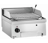 Grill Pierre de Lave à Gaz Professionnel Inox - Bartscher - - Acier inoxydable 600x600x290mm Multicolore G