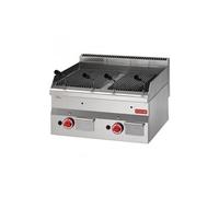 Grill Pierre de Lave Professionnel - Série 600 - Gastro M - - Acier inoxydable 600x600x280mm G