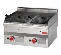 Grill Pierre de Lave Professionnel - Série 600 - Gastro M - - Acier inoxydable 600x600x280mm G