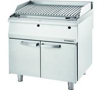 Grill Pierre de Lave Type V 6.5 kW - G20 ou G30 - Stalgast - - 2Gaz de ville 400x700x850mm