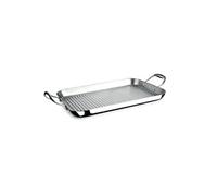 GRILL PLANCHA TRIPLY NAT 38X25 - - Argent / Métallique - Acier Inoxydable (inox)