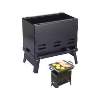 Grill Portable Au Charbon De Bois Pour Camping Barbecue Pliable Stove