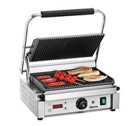 Grill professionnel à panini Thermostatique 340 x 220 mm Bartscher Gris G